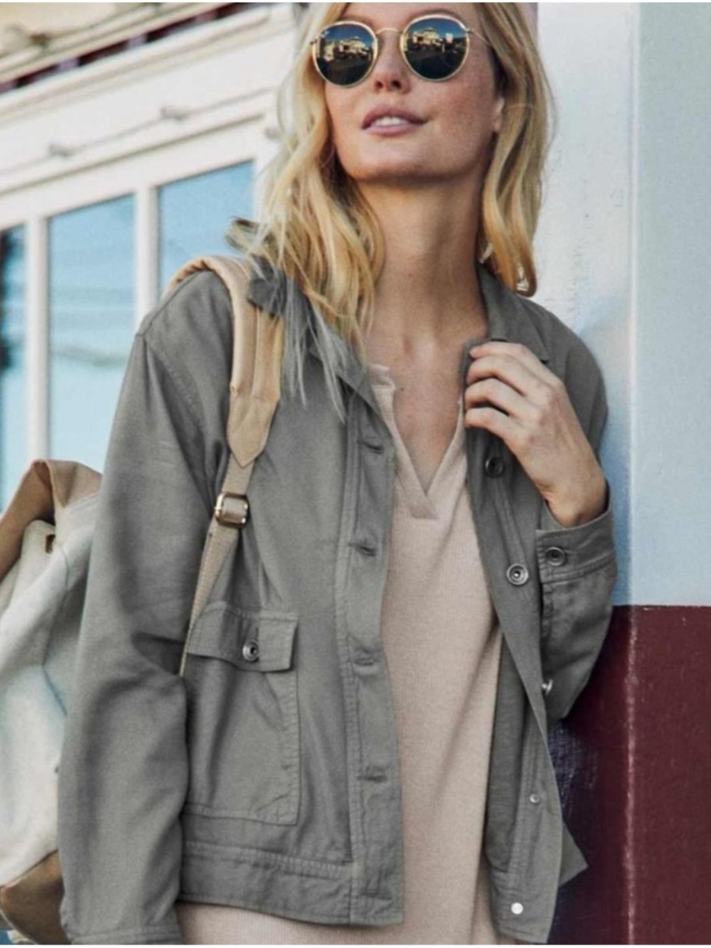 Splendid Poppy Utility Jacket